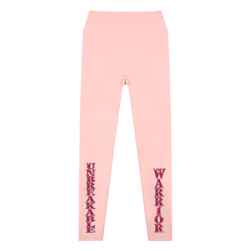 Unbreakable warrior Waisted Yoga Leggings